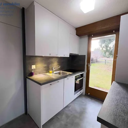 Apartment Cite Radieuse C Lagettes 123, Lumineux Situa Au Rez-de-chaussee Vercorin